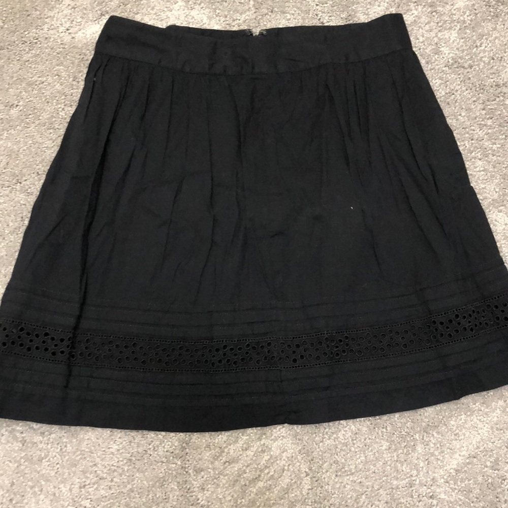 Loft black skirt